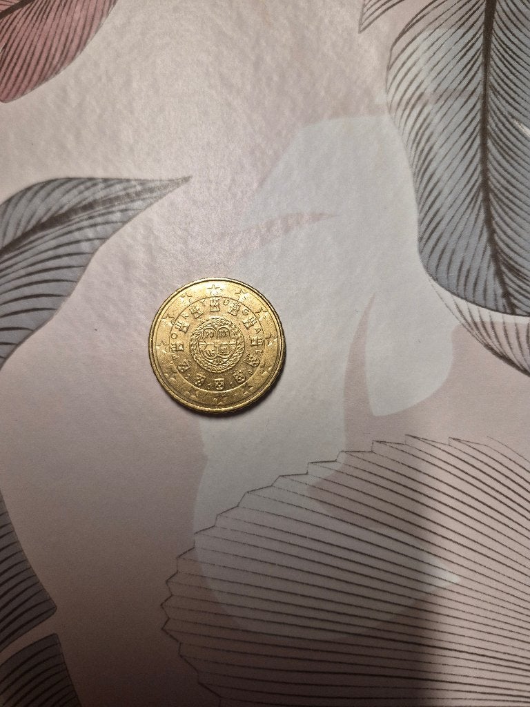 Portugese munt van 50 cent, Postzegels en Munten, Ophalen of Verzenden, Portugal, 50 cent, Losse munt