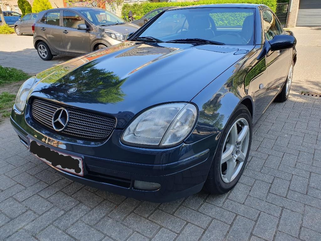 Mercedes SLK 200, Auto's, Mercedes-Benz, Cabriolet, Blauw, SLK, Particulier