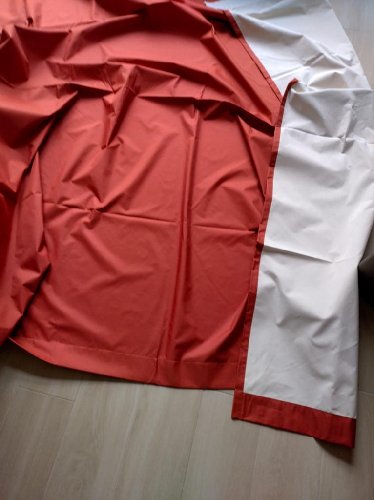 Rideau à donner, Enlèvement, Neuf, Rouge