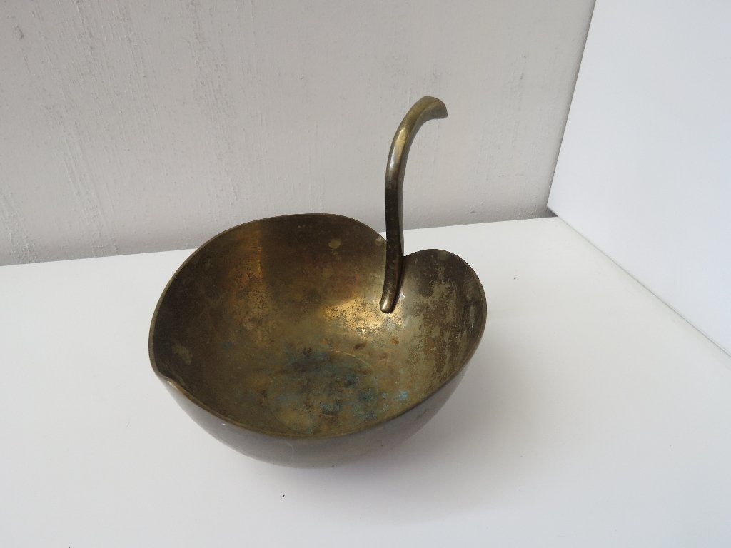 Koperen appelvorm snuisterijschaal, Ophalen of Verzenden
