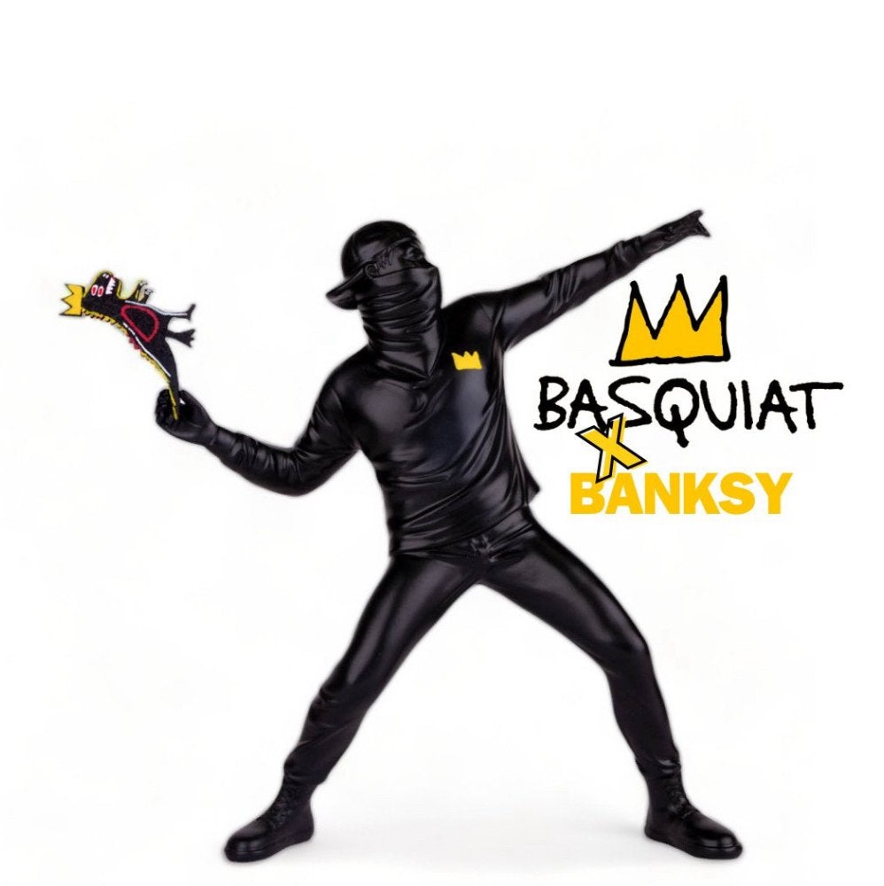 Distributeur SKE Banksy x Basquiat Pez #09 avec certificat, Antiquités & Art, Enlèvement ou Envoi, Bois, Numéroté