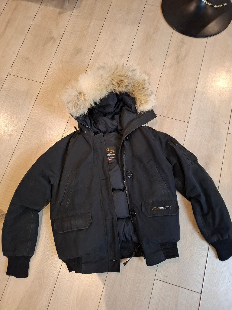 Canada Goose Chilliwack Bomber 7950L dames maat M - zwart, Kleding | Dames, Zwart, Gedragen, Ophalen, ANDERE