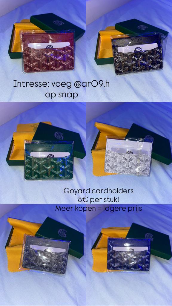 21 portefeuilles GOYARD, en vrac pour la revente 135€, Enlèvement, Comme neuf