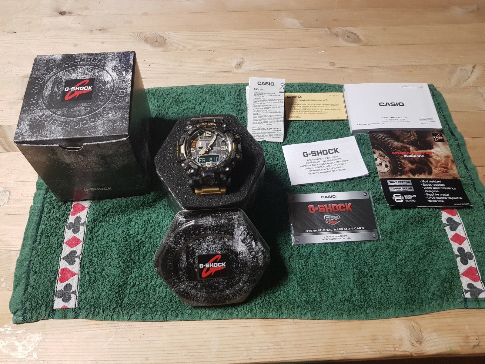 CASIO - G - SHOCK mudmaster GWG - 2000 1A5 in top staat !!, Ophalen, Staal, Staal, Casio