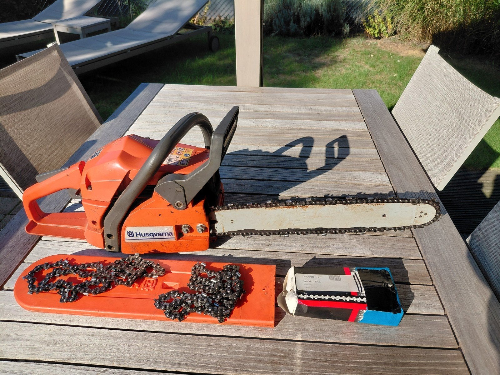 kettingzaag Husqvarna 142, Tuin en Terras, Ophalen, Gebruikt, Overige soorten, Husqvarna