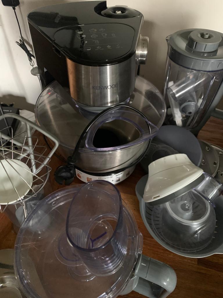 Kenwood Keukenrobot Prospero 900W met accessoires, Elektronische apparatuur, Keukenmixers, Ophalen, Zo goed als nieuw