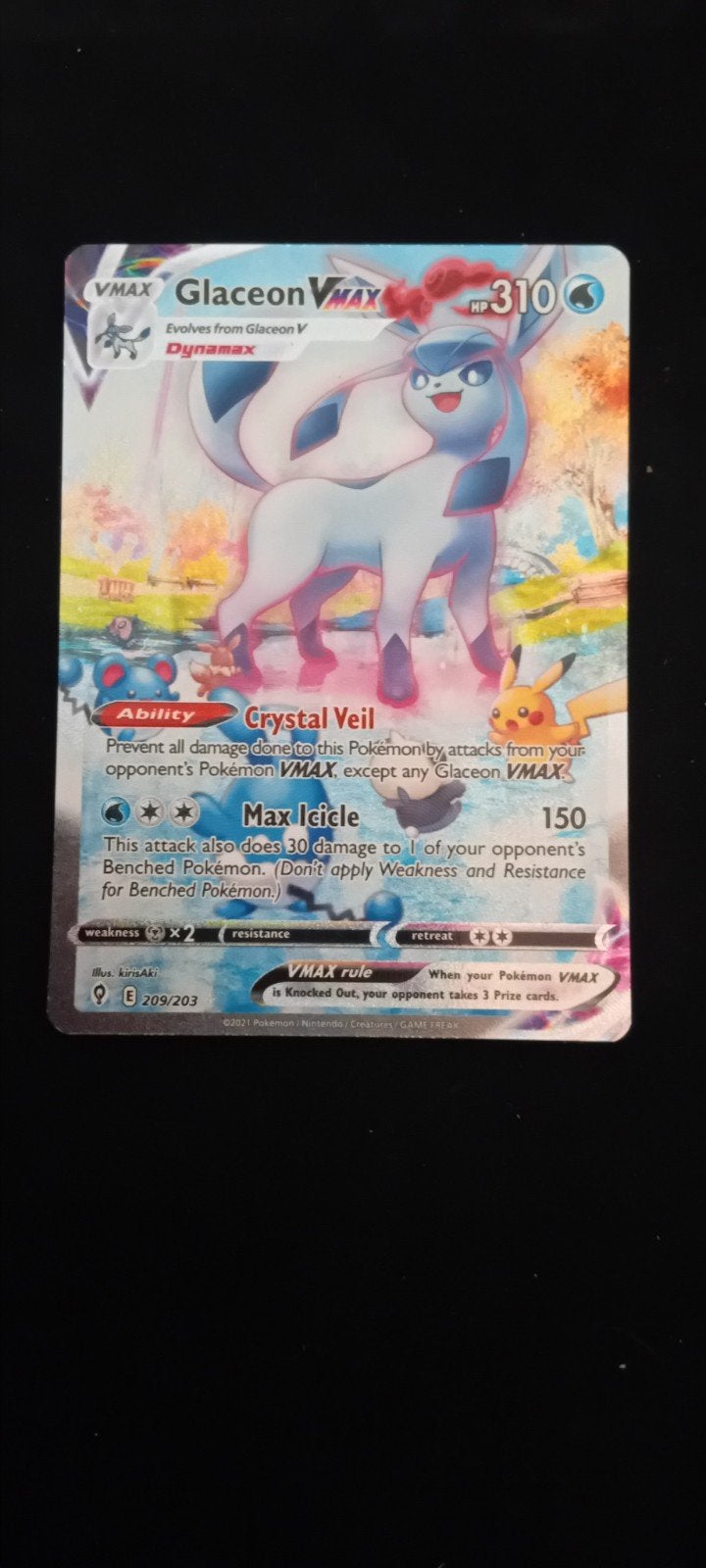 Glaceon vmax alt art, Ophalen of Verzenden