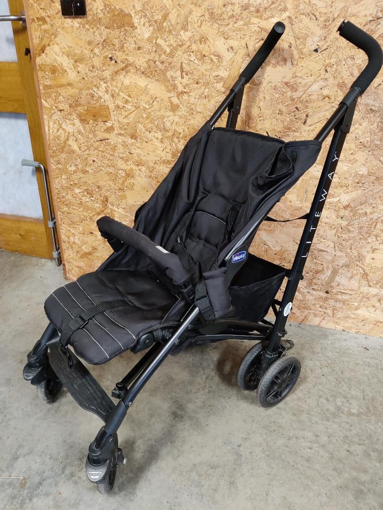 Buggy Chicco Liteway, Ophalen, Zo goed als nieuw, Verstelbare rugleuning