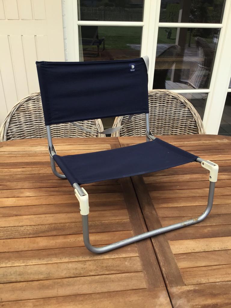Chaise basse de plage pliante Lafuma, Caravanes & Camping, Meubles de camping, Enlèvement, Utilisé, Autre
