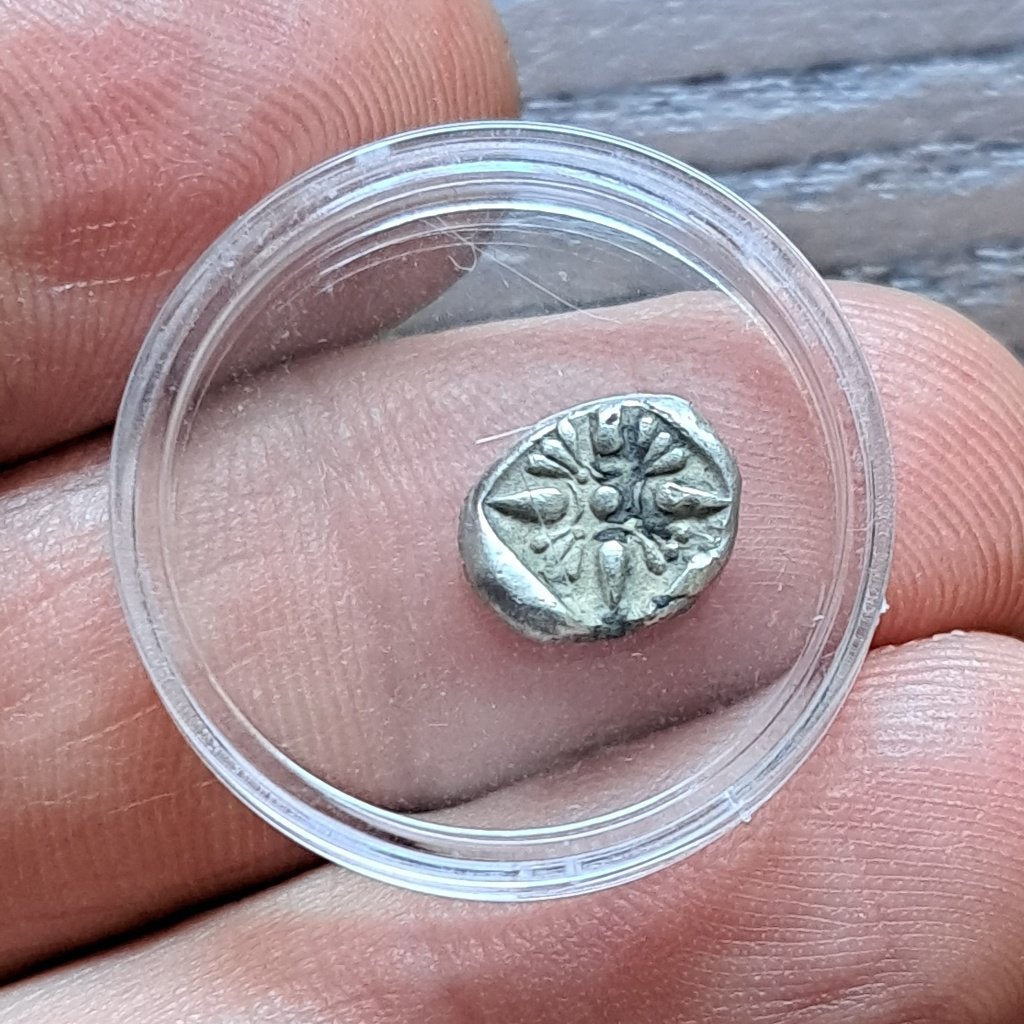 Antieke Griekenland - Ionia - Miletus (Leeuw en Ster), Ophalen of Verzenden, Overige landen, Losse munt, Zilver