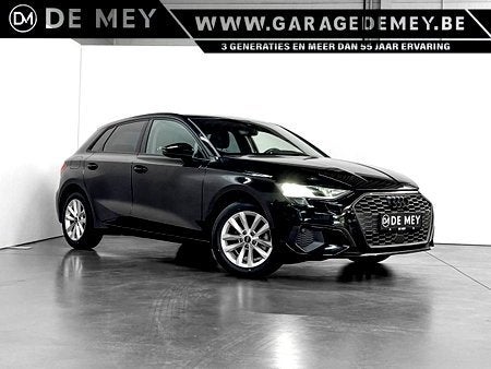 Audi A3 Sportback 30 TFSI / Carplay / C.C. / Virtual / GPS /, Auto's, Zwart, Bedrijf, Parkeersensor, https://public.car-pass.be/vhr/e0e5ff16-cd6c-4b87-9f60-3c52b683c128