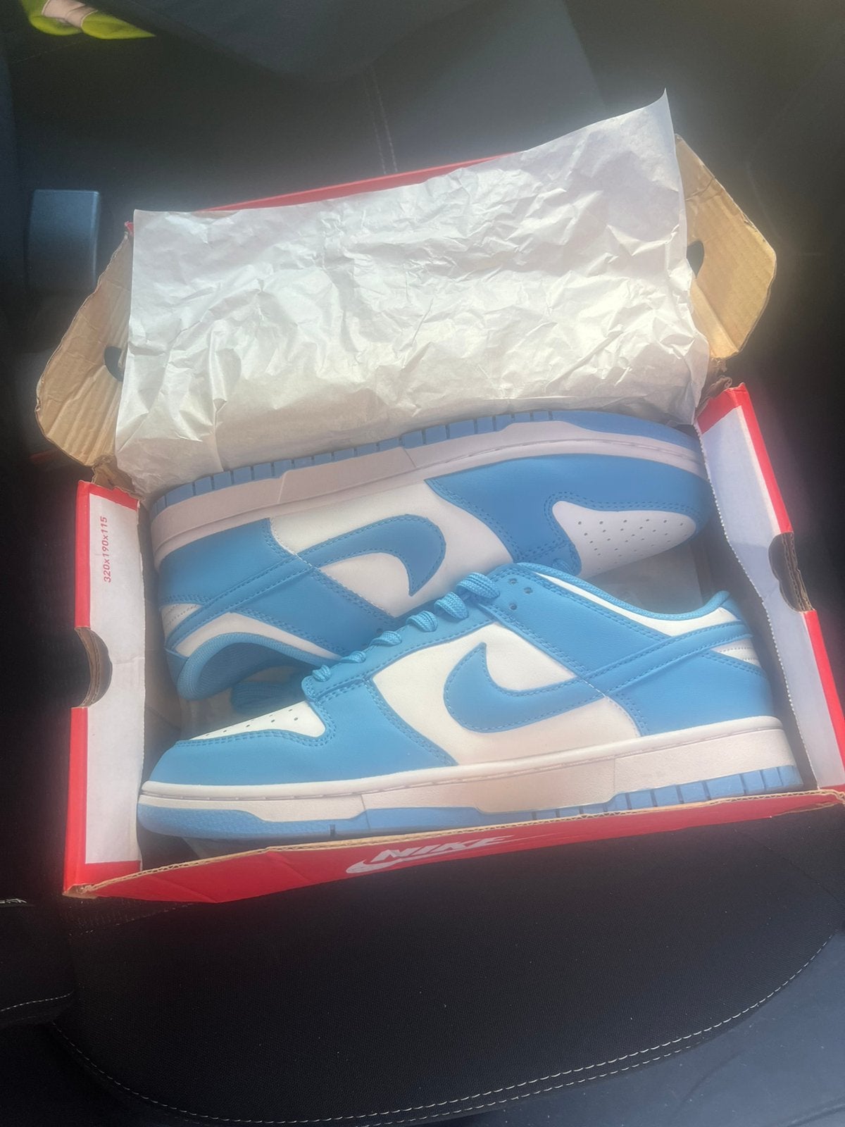 NK Dunk Low University Blue – Maat 44, Kleding | Heren, Schoenen, Blauw, Ophalen of Verzenden, Zo goed als nieuw, Sneakers