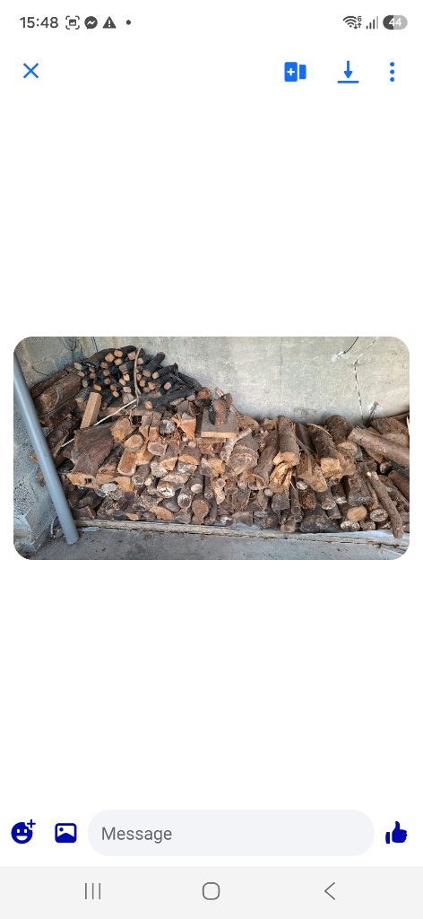Bois de chauffage coupé en 40, Enlèvement, Comme neuf
