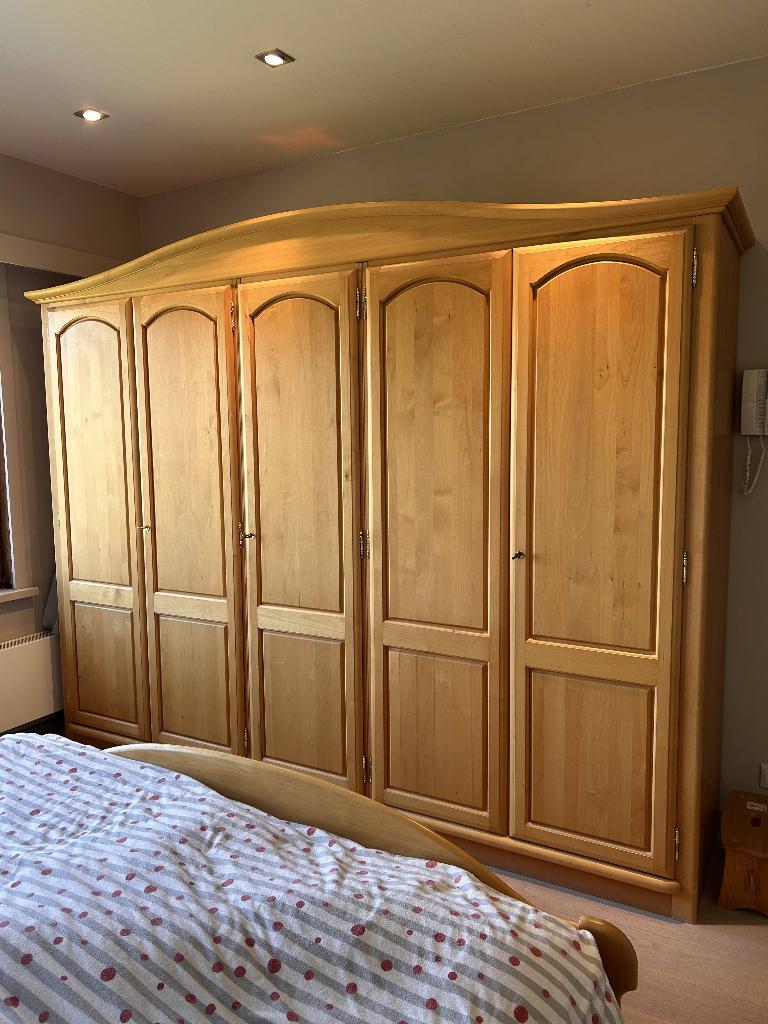 Landelijke Houten kleerkast, Ophalen, Overige materialen, 200 cm of meer, 50 tot 75 cm