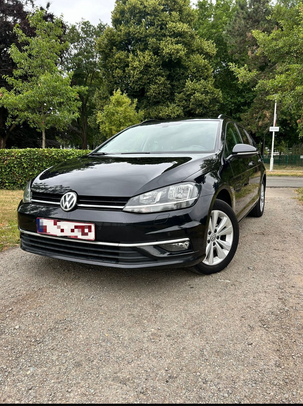 Volkwagen golf 7.5 variant 1.6 tdi automaat *defect*, Auto's, Volkswagen, Stof, 4 cilinders, 1600 cc, Zwart