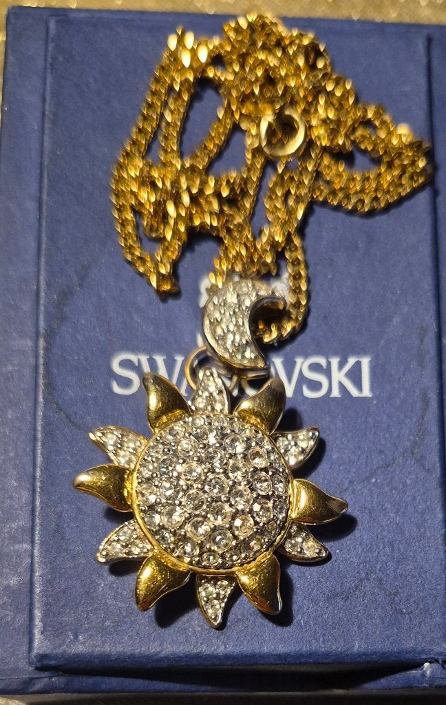 prachtige Swarovski ketting, Verzamelen, Ophalen of Verzenden, Zo goed als nieuw, Sieraad of Horloge