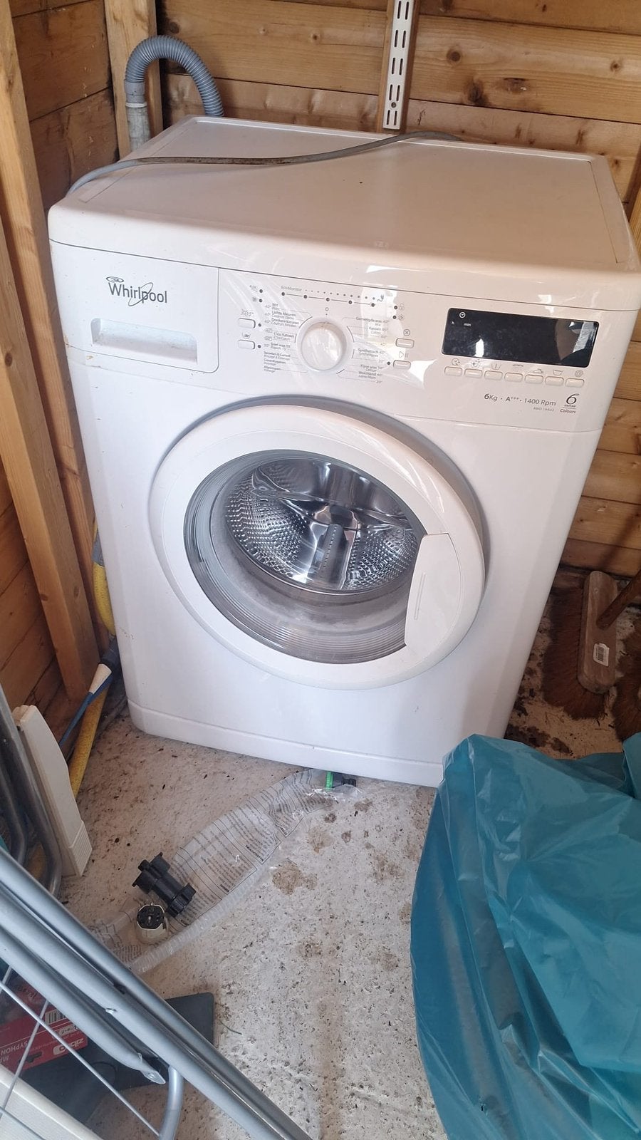 Wasmachine whirlpool, Elektronische apparatuur, Ophalen, Zo goed als nieuw