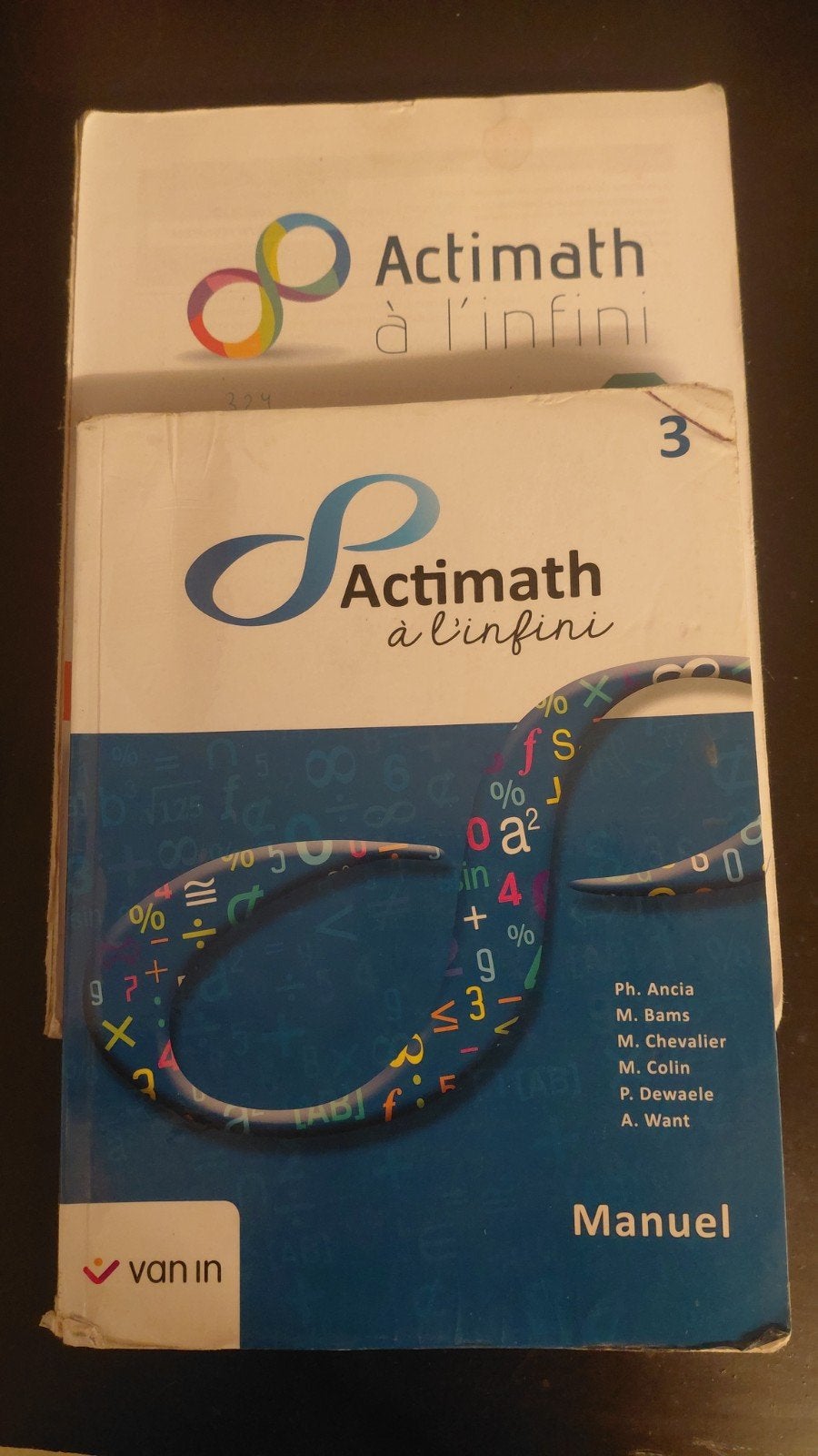 Actimath à l'infini 3 - Manuel, Enlèvement, Secondaire, Mathématiques A