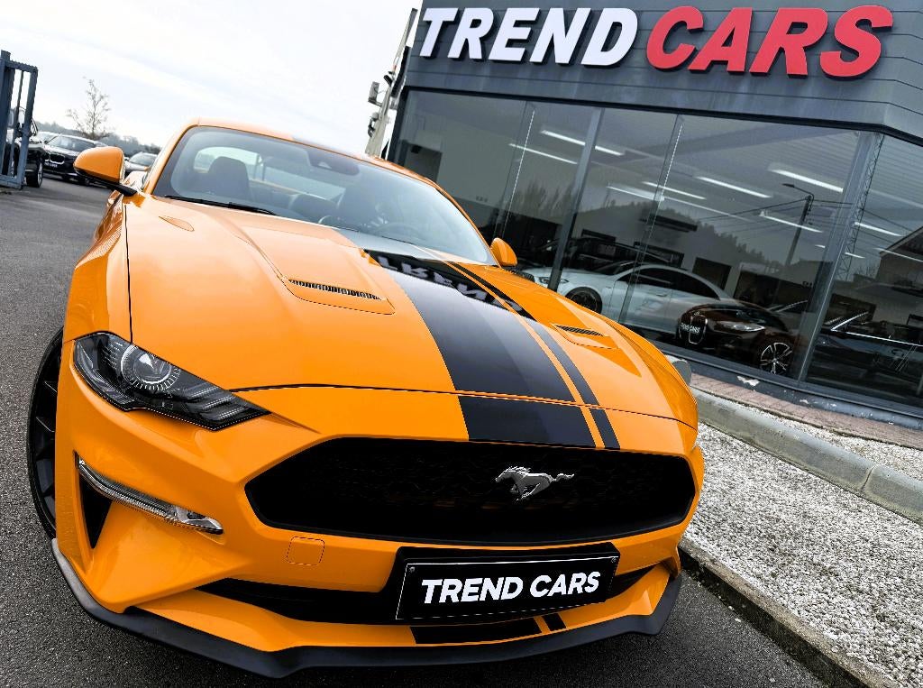 FORD MUSTANG 2.3 ECOBOOST FULL OPTIONS CAM KEYLESS LED AMBI, Autos, Ford, Cuir, Achat, 199 g/km, Euro 6