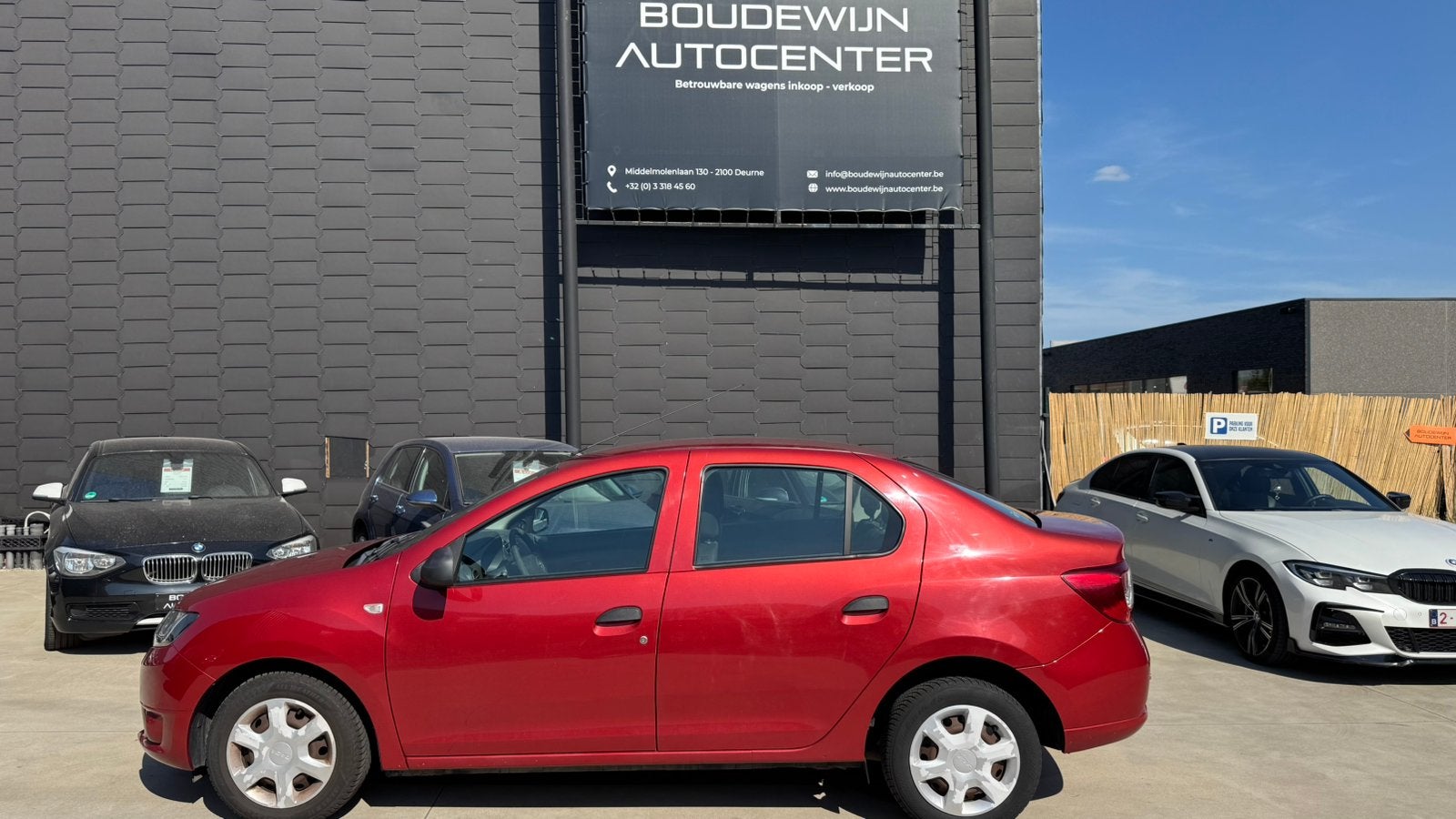 Dacia Logan 1.2Benzine 2015 150.xxxkm/Parkeersensor,Topstaat, Autos, Dacia, Rouge, Achat, Entreprise, Garantie prolongée