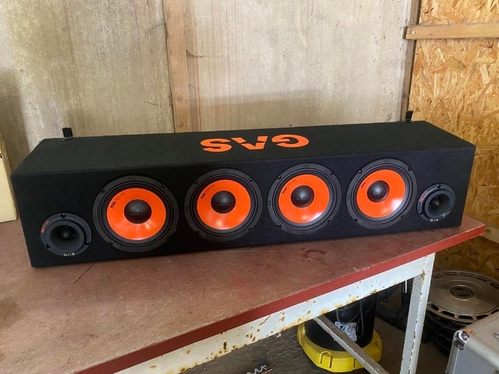 Gas subwoofer /soundbox, TV, Hi-fi & Vidéo, Enceintes, Enlèvement, Comme neuf, Subwoofer