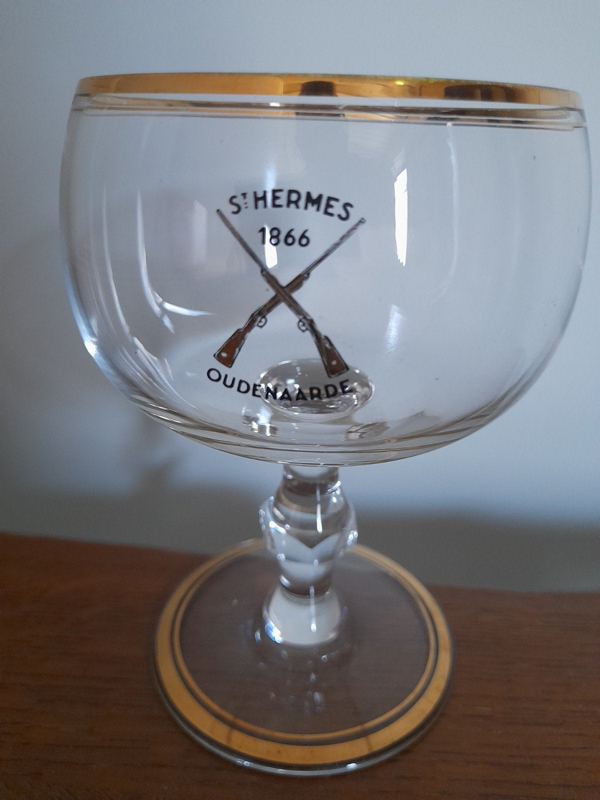 Zeldzaam glas sint-hermes 1866 oudenaarde, Ophalen of Verzenden