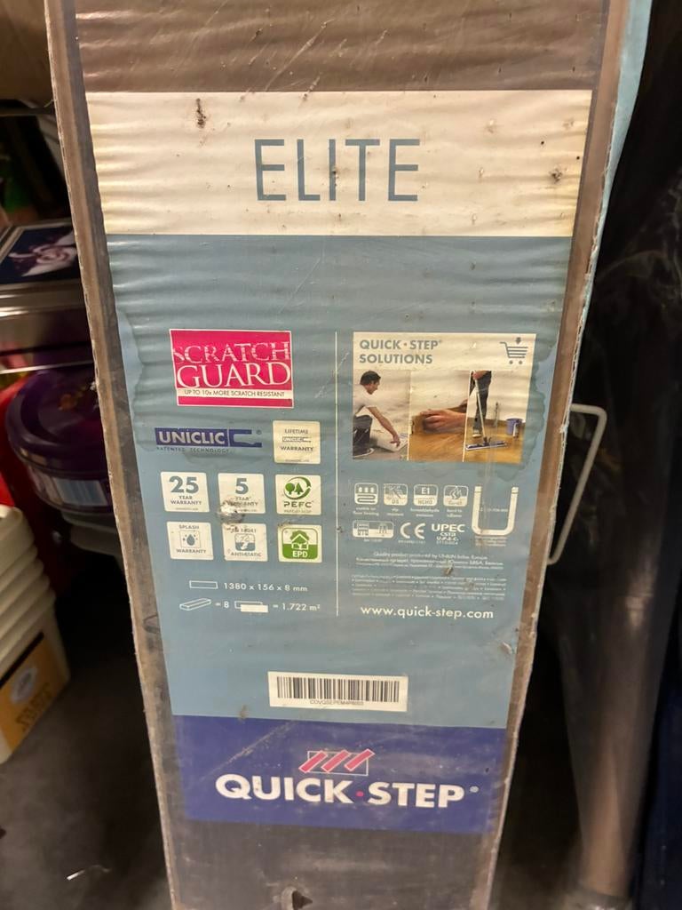2 pakken laminaat quickstep, Enlèvement, Comme neuf, Aggloméré