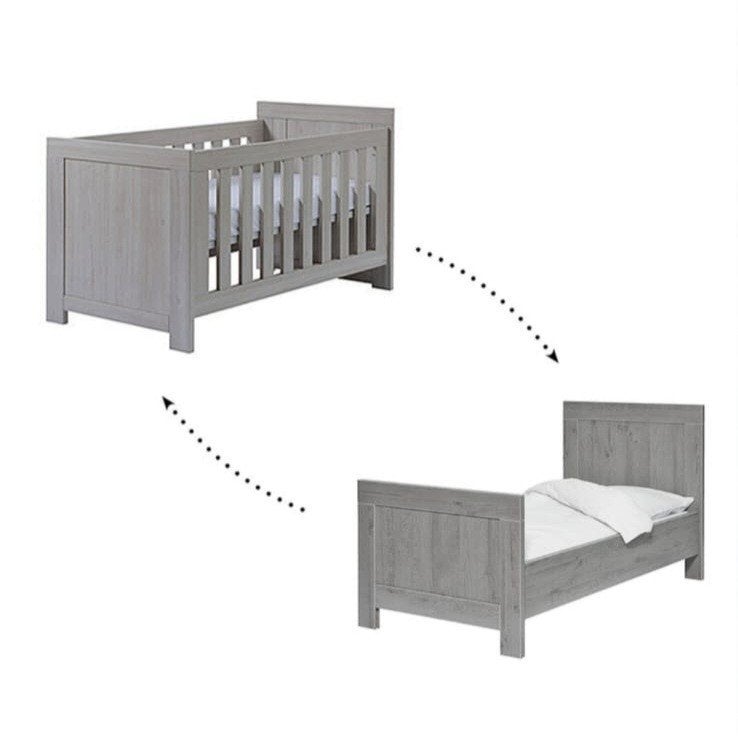Complete Interbaby Florida Kinderkamer (4-delig) grijs, Kinderen en Baby's, Kinderkamer | Bedden, Ophalen, Gebruikt