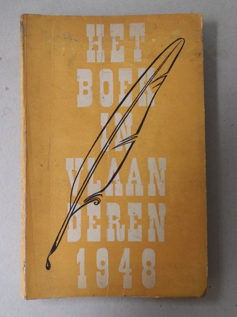 Reclame Suske en Wiske albums - Het boek in Vlaanderen 1948, Gelezen, Willy vandersteen, Eén stripboek, Ophalen of Verzenden