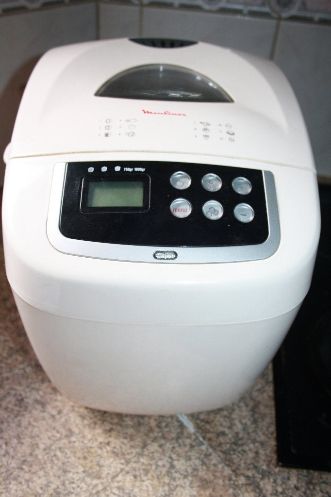 broodbakmachine Moulinex, Electroménager, Machines à pain, 800 à 1200 grammes de pâte, Enlèvement, Utilisé, Avec minuteur
