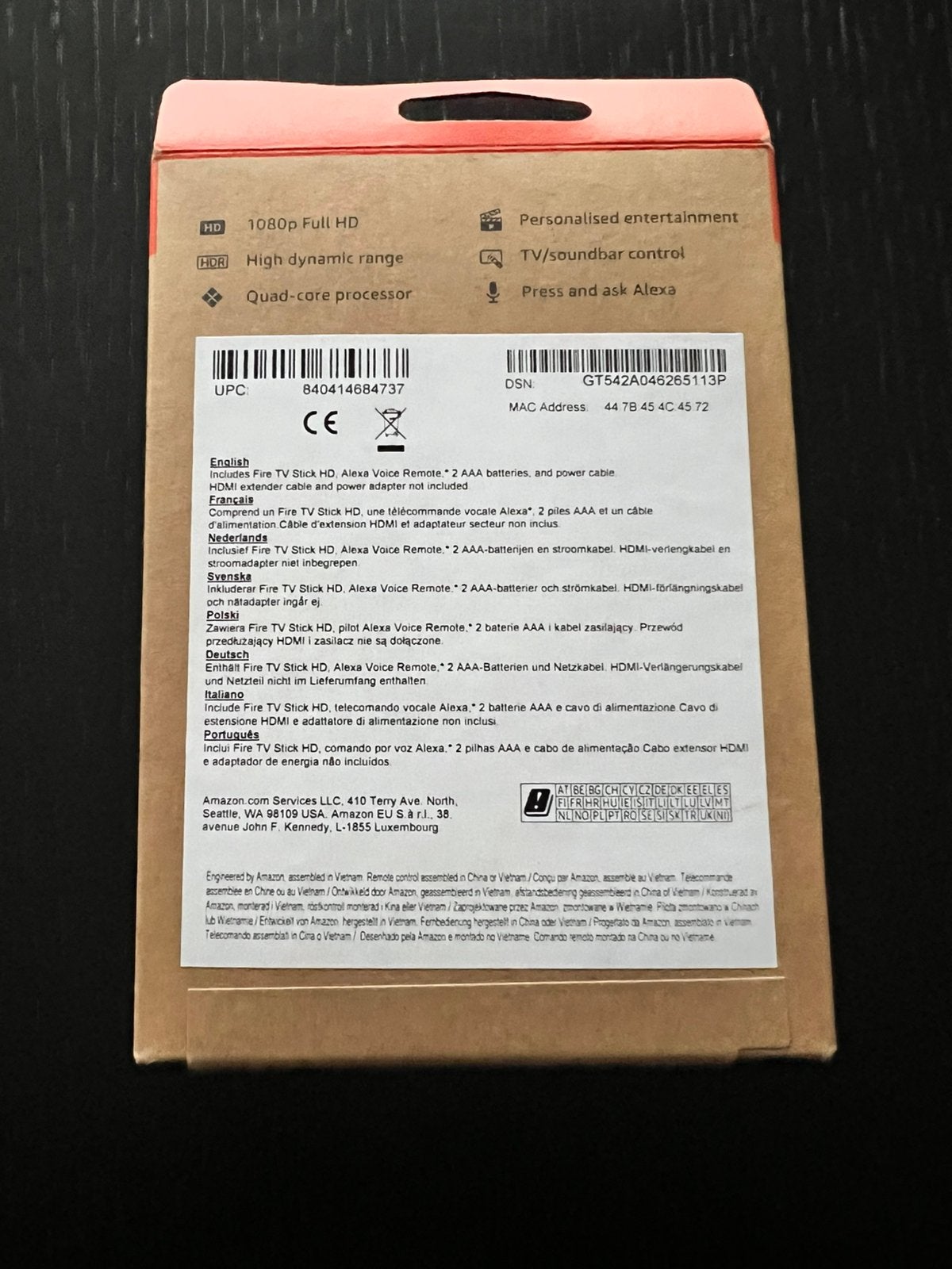 Amazon Fire TV Stick HD, Ophalen of Verzenden, Nieuw