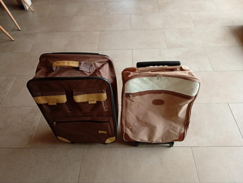 2 handbagage koffers, Handtassen en Accessoires, Koffers, Ophalen of Verzenden, Wieltjes