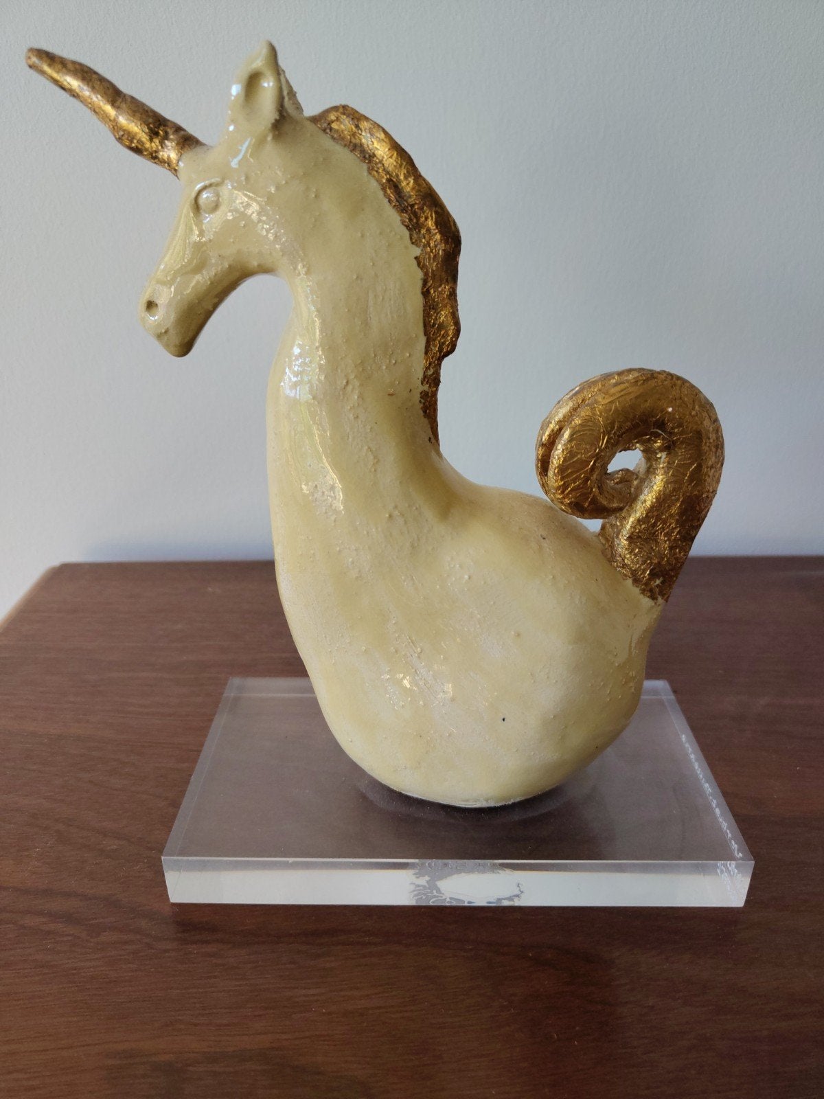Statuette licorne faite main, Enlèvement, Utilisé, Animal
