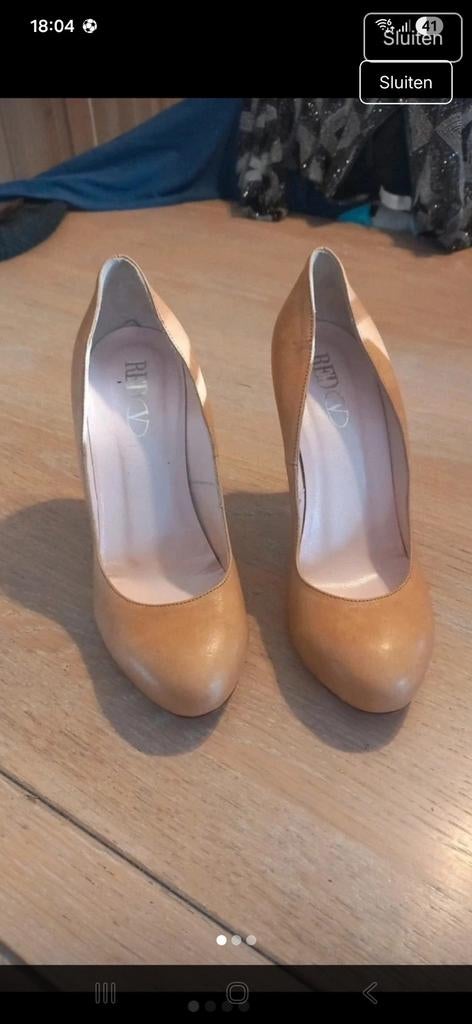 Hoge hakken High Heels Vero Cuoio maat 37, Kleding | Dames, Schoenen, Beige, Ophalen of Verzenden, Zo goed als nieuw, Pumps