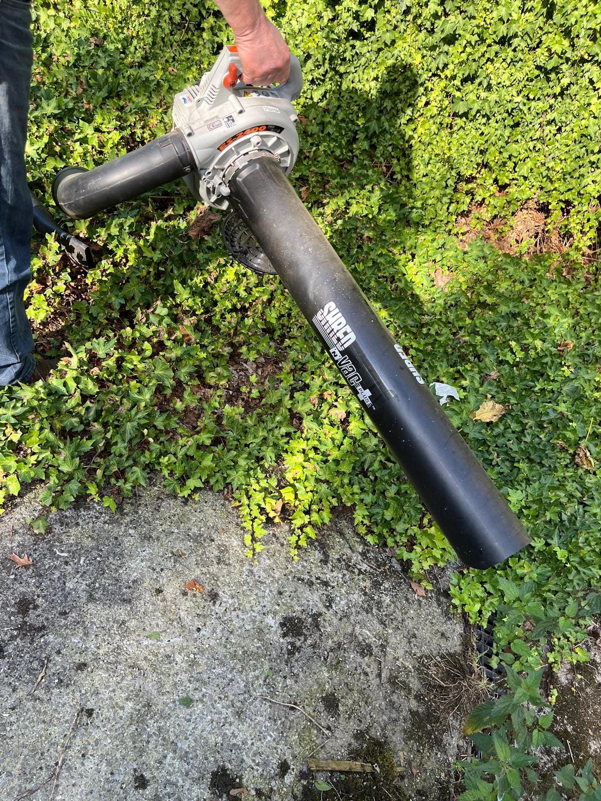 Professionele bladblazer, Tuin en Terras, Ophalen, Zo goed als nieuw, Benzine