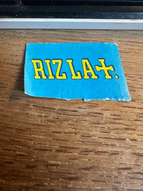 Rizla luciferdoos etiket label, Gebruikt, Info@rizla.be, Ophalen of Verzenden, Rizla