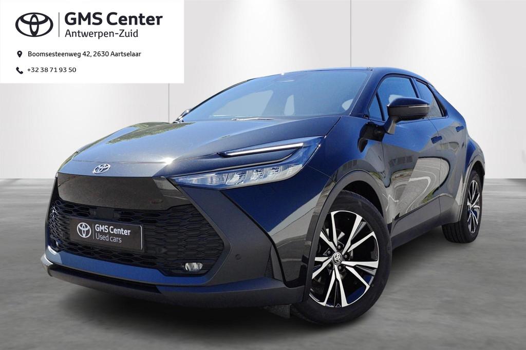Toyota C-HR 1.8 Hybrid Dynamic Plus Mono-Tone E-CVT + Techno, Auto's, Stof, Zwart, 4 cilinders, Zwart