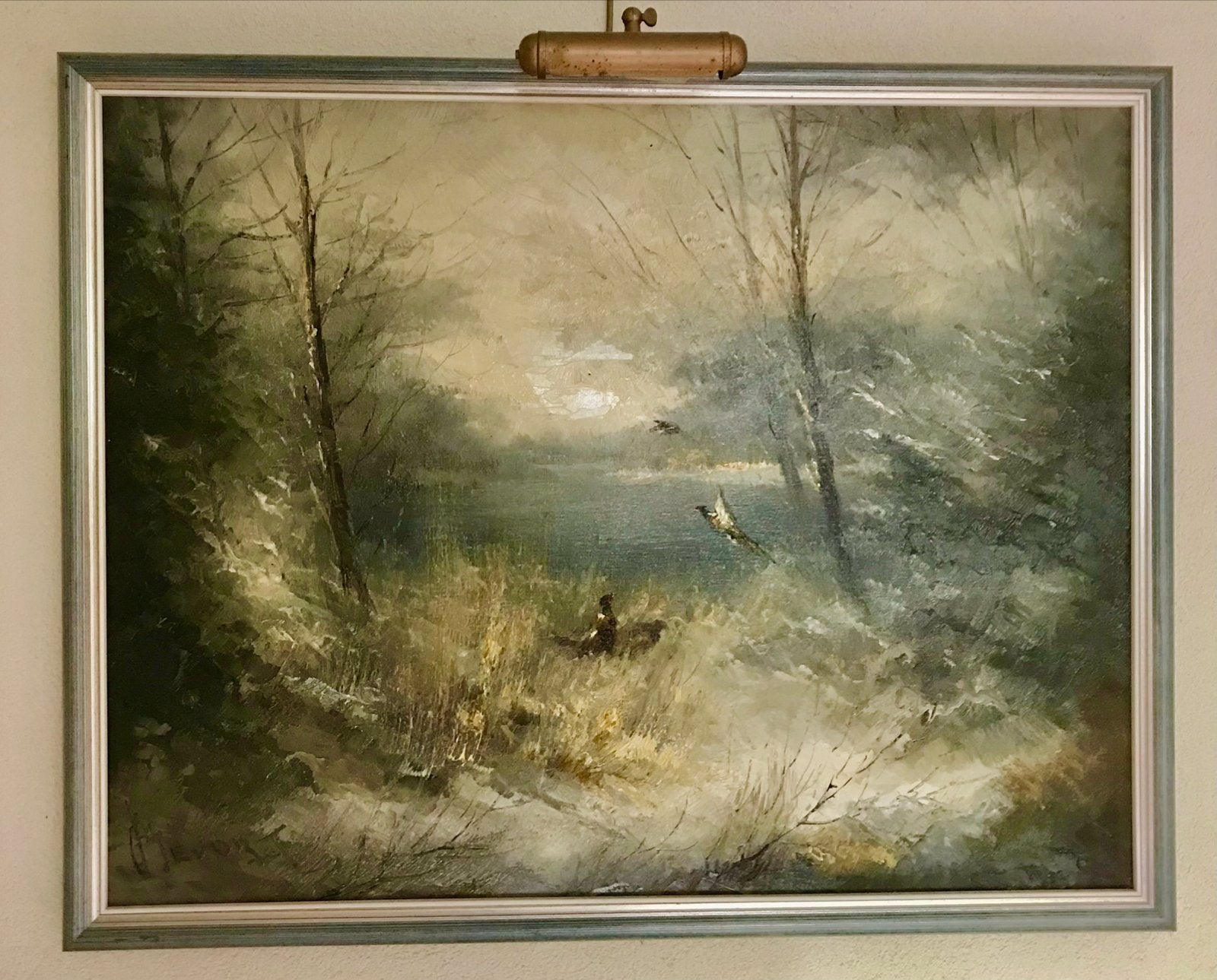 Bevort olieverf , collega van Peter brouwer, Enlèvement ou Envoi, Signé, Peinture à l'huile, Toile