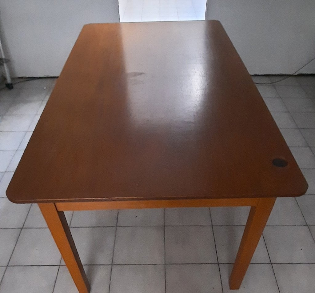 Houten eettafel, Huis en Inrichting, Tafels | Eettafels, Ophalen