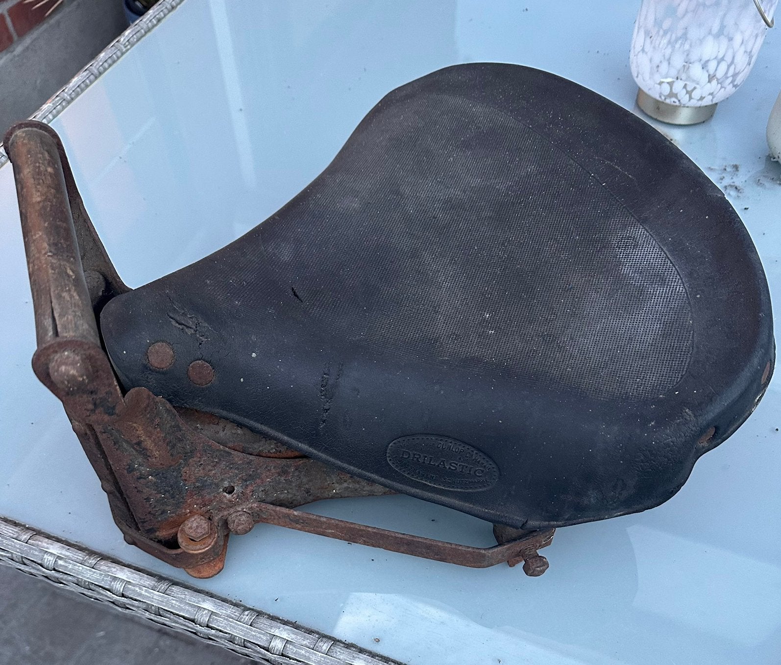 Wo2 BMW Drilastic zadel, Verzamelen, Militaria | Tweede Wereldoorlog, Ophalen of Verzenden