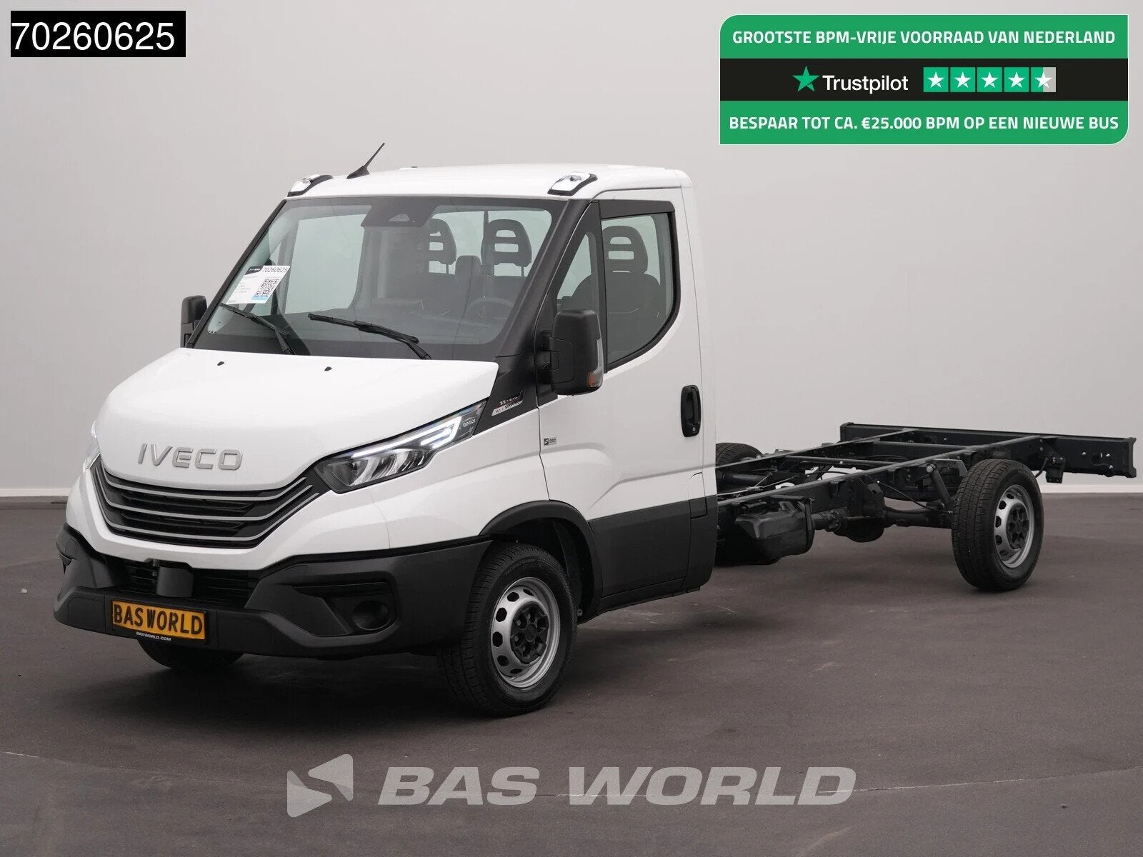 Iveco Daily 35S21 BPM VRIJ! 3.0L Automaat BPM VRIJ Chassis C, Stof, Euro 6, 4 cilinders, Iveco