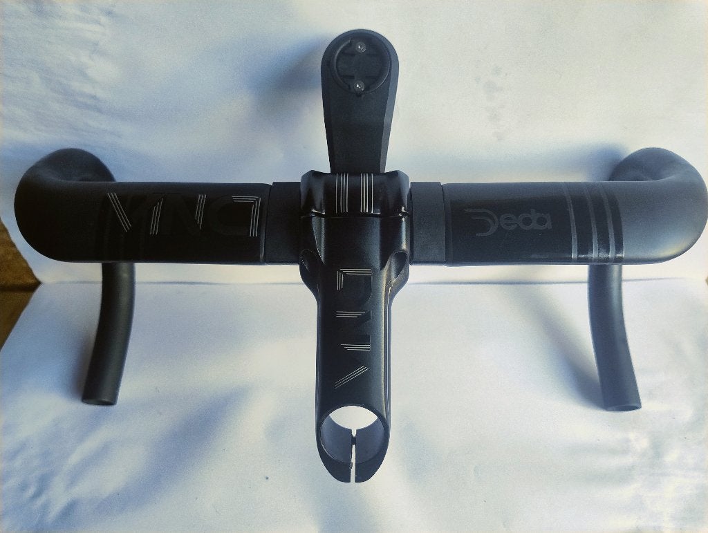 Deda Vinci DCR Carbon Stuur + Garmin Mount, Vélos & Vélomoteurs, Vélos Pièces, Comme neuf, Racefiets, Guidon, Enlèvement ou Envoi