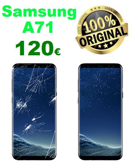 Réparation écran Samsung Galaxy A71 meilleur prix Bruxelles, Ophalen, Samsung
