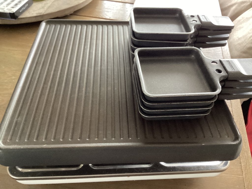 gourmet set Tefal, Elektronische apparatuur, Gourmetstellen, Ophalen, Gebruikt, 4 t/m 7 personen