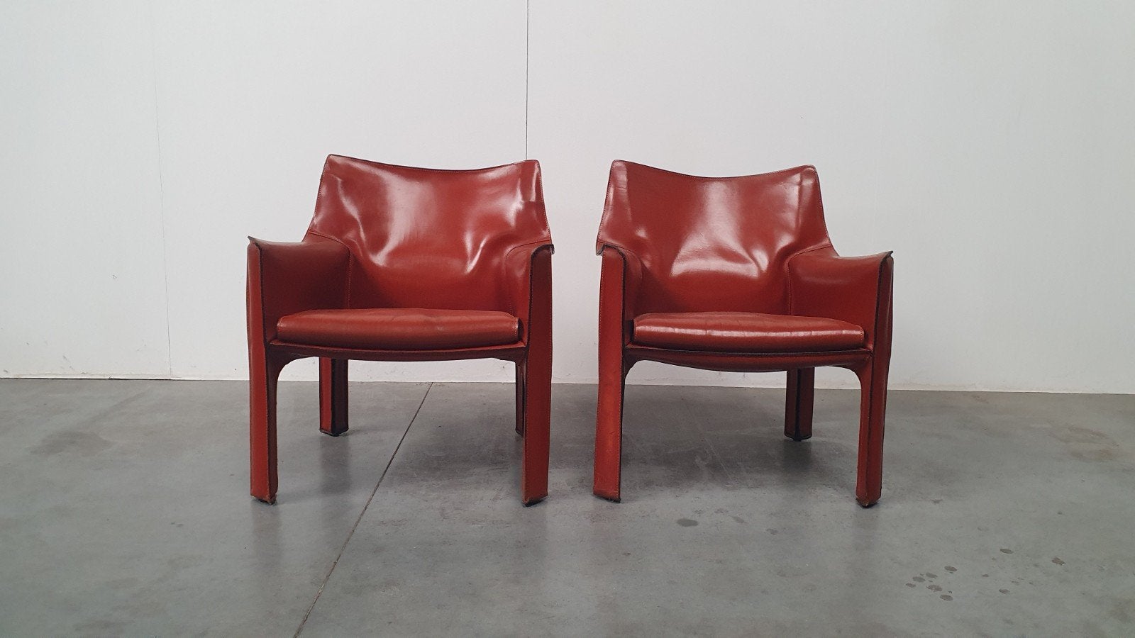 Mario Bellini Cassina CAB lounge vintage design chairs, Ophalen