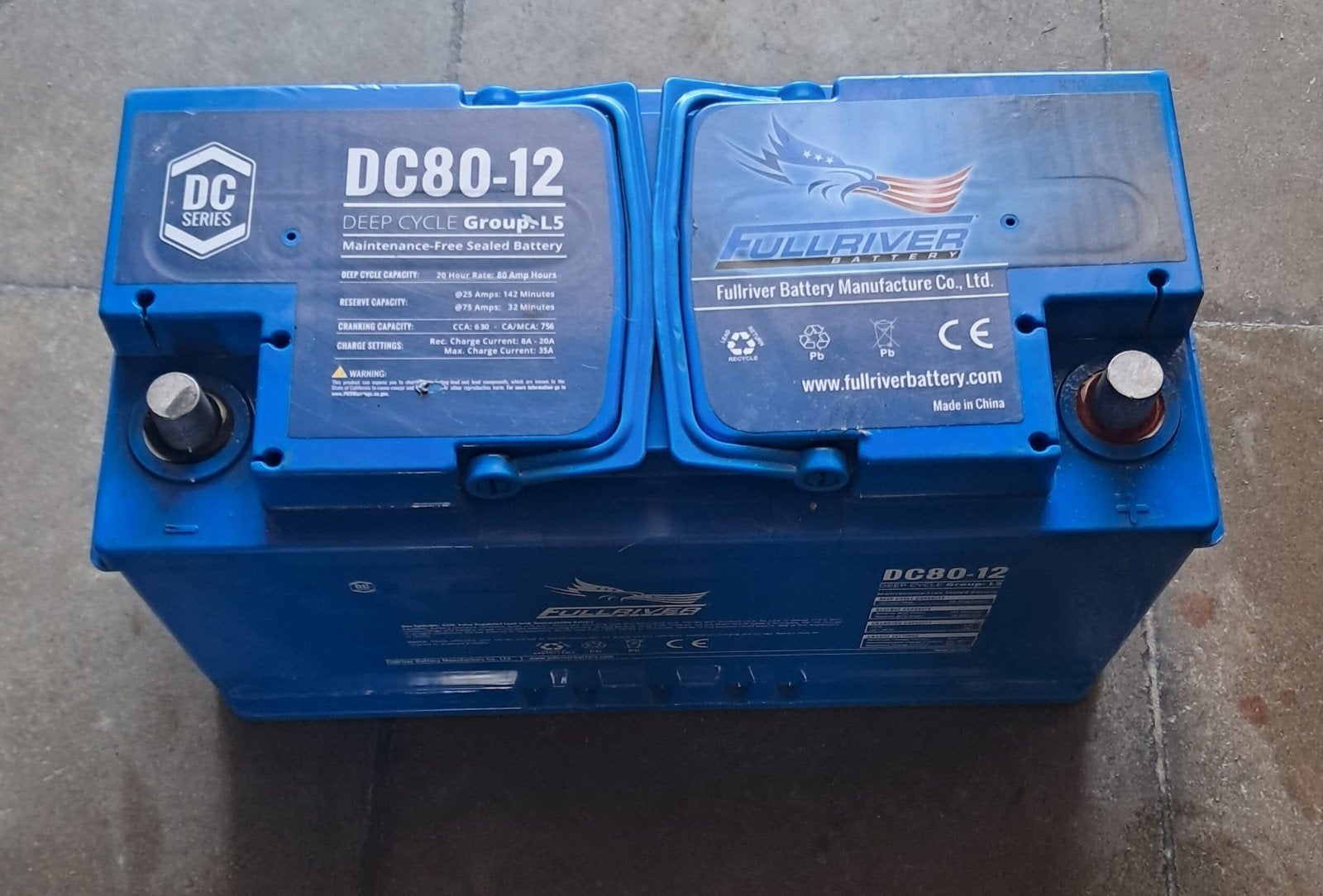 Batterijen 12v 80ah, Ophalen