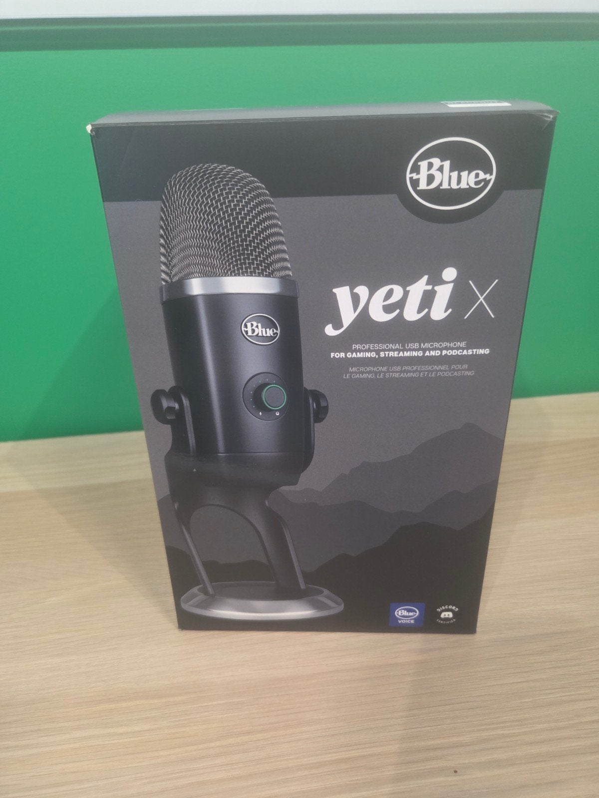 Logitech G Yeti X microfoon, Ophalen
