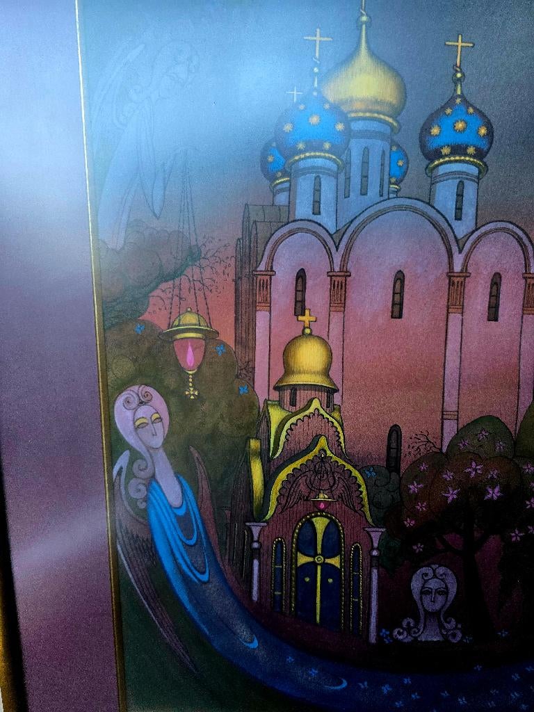 Schilderij Rusland, Antiek en Kunst, Ophalen