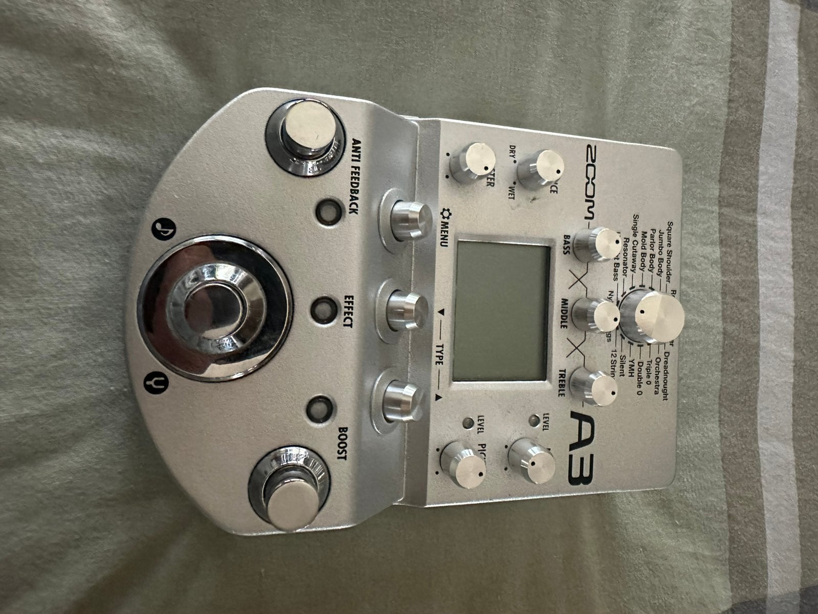 Zoom A3 akoestisch effect DI, Musique & Instruments, Effets, Enlèvement ou Envoi, Comme neuf