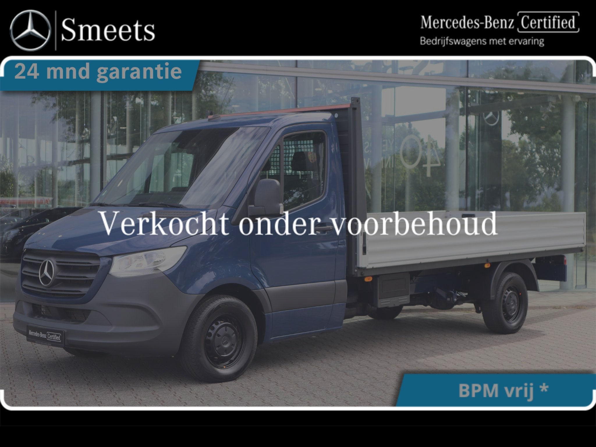 Mercedes-Benz Sprinter 317 CDI AUT. OPEN LAADBAK, Achat, Euro 6, Entreprise, Noir